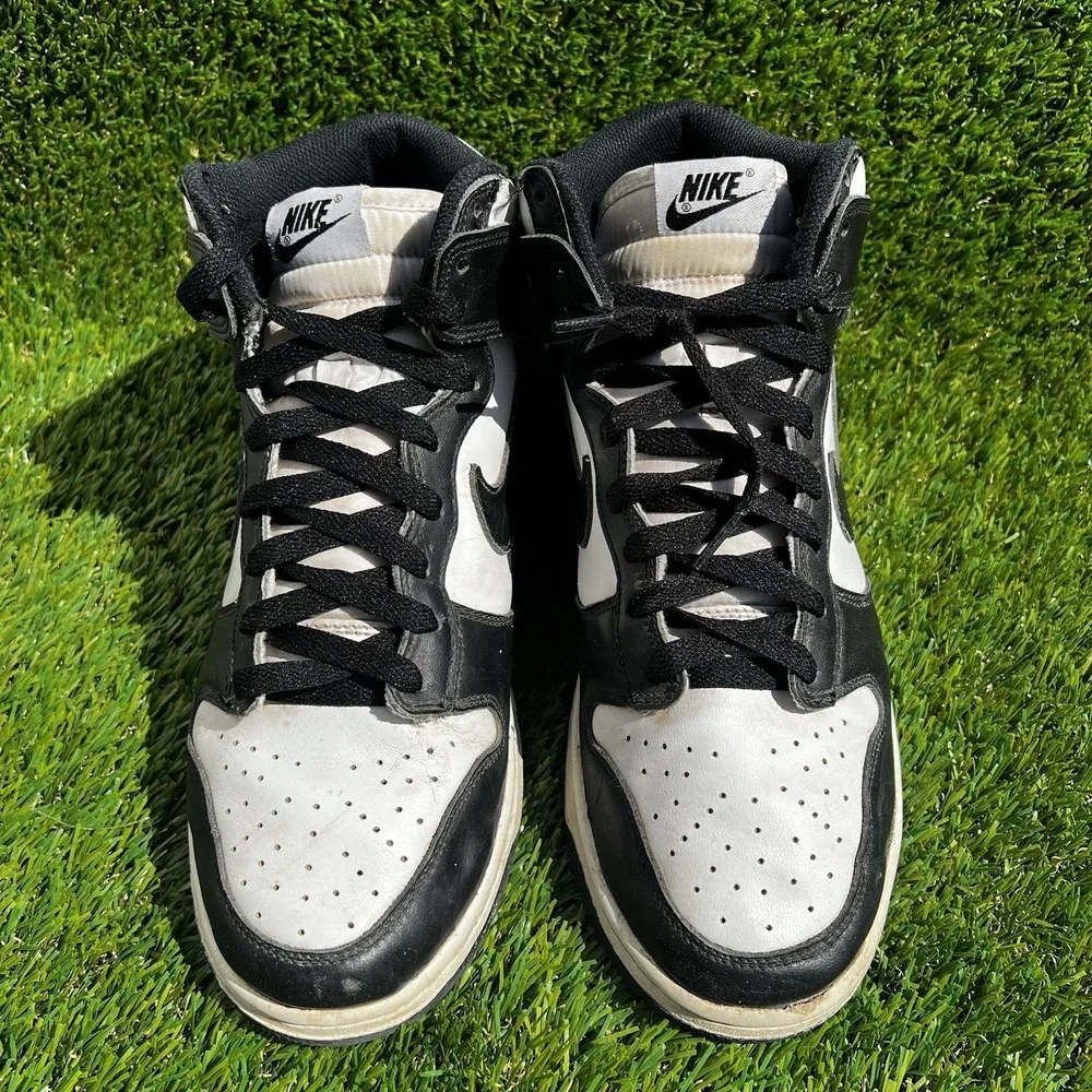 Nike Shoes Men Size 9.5 Dunk High Panda Black White Sneakers DD1869-103